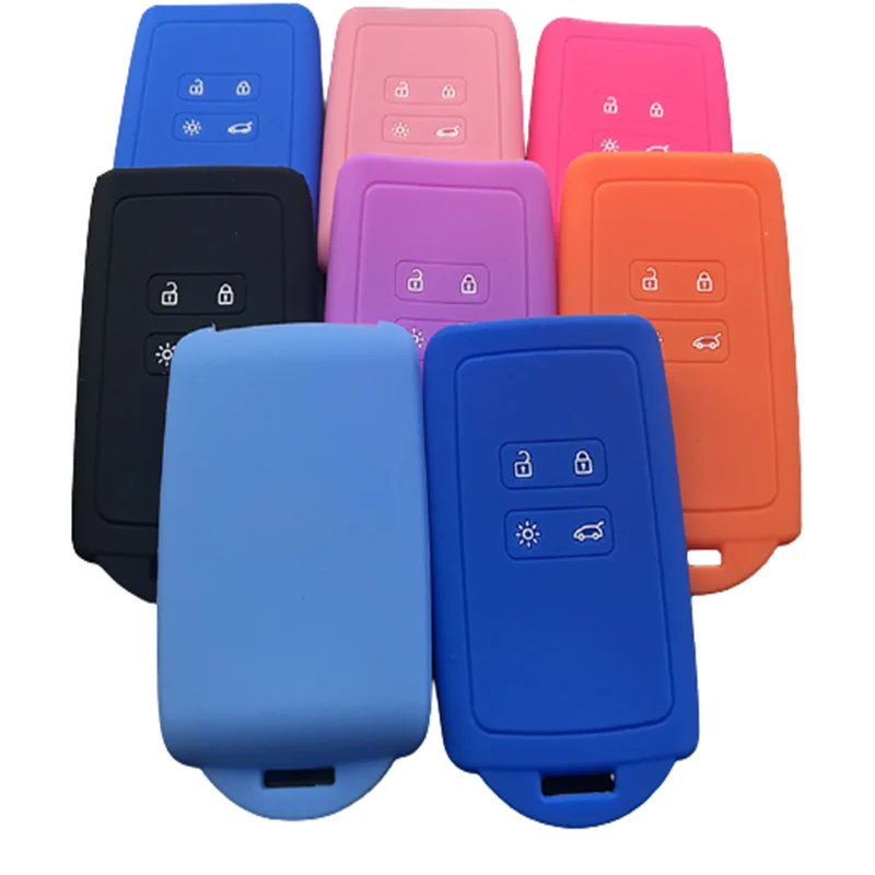 Силиконовый резиновый чехол для автомобильного ключа Renault KOLEOS Kadjar Arkana 2017 Samsung QM5 4