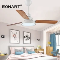 48inch modern led simple ceiling fan lamp roof lighting fan bedroom fashion ceiling fans with remote control ventilador de techo
