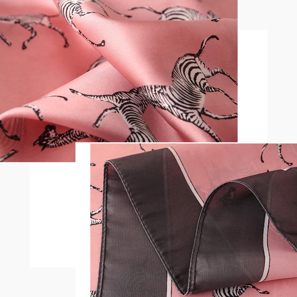 

Small Kerchief Silk Satin Neck Scarf For Women Square Shawl Bandana Head Scarfs Female 70cm Hair Handkerchief Scarves For Ladies