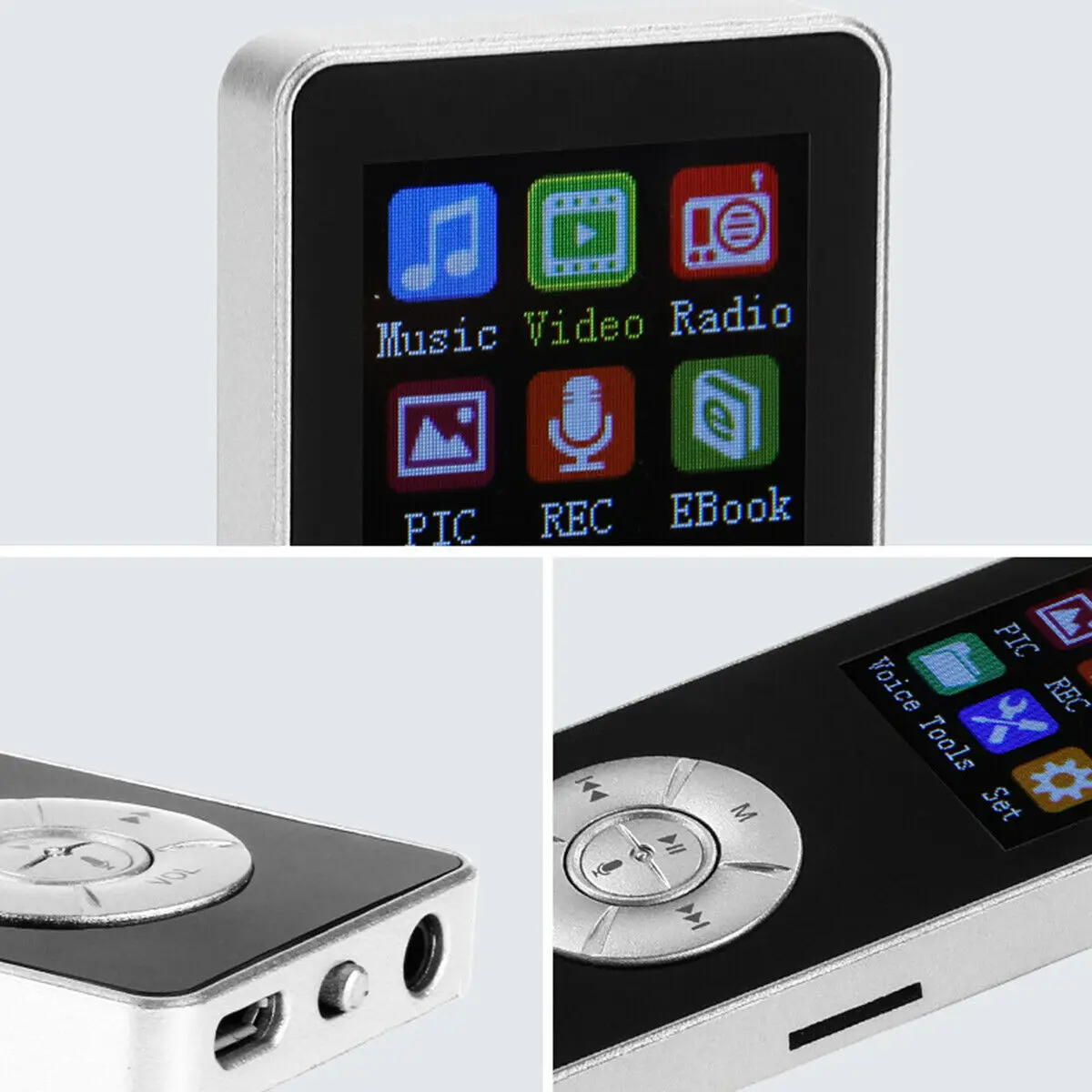 MP4 плеер с bluetooth Mp3 Mp4 музыкальный плеер портативный Mp4 медиа тонкий 1,8 дюймов fm-радио видео HIFI колонки 32 Гб