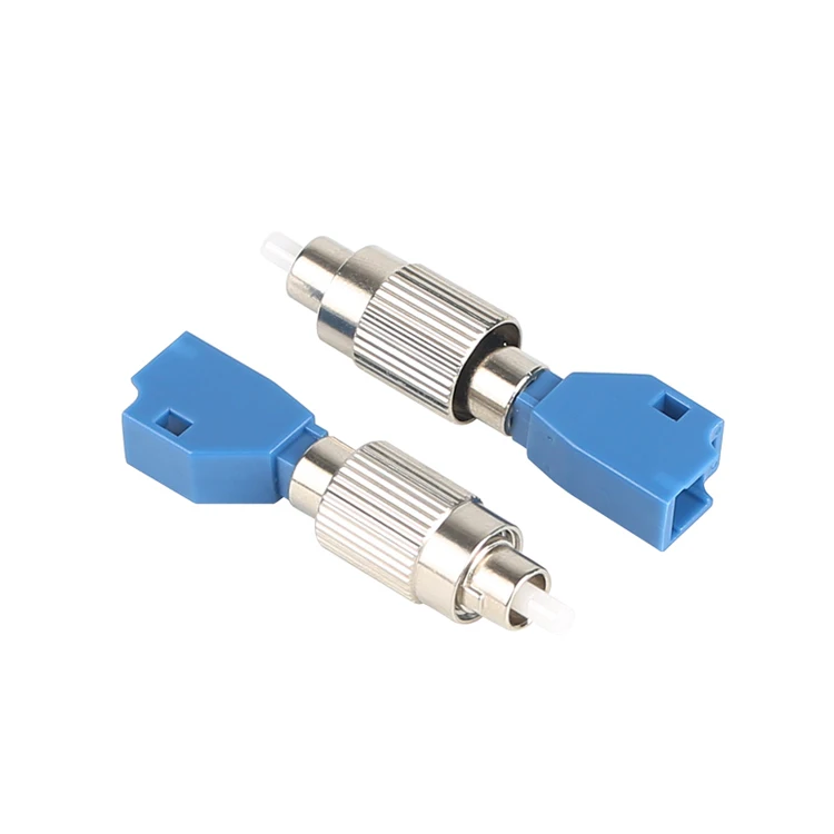 2pcs FC/UPC(Male)-LC/UPC(Female) Single-mode Fiber Optic Adaptor-Hybrid Mating Adapter