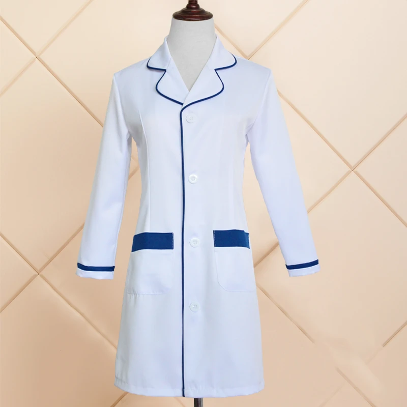 Color8 Модная женская одежда с коротким рукавом для медсестры, униформа для салона красоты, аптека, медицинский скраб, лабораторное пальто, летнее больничное платье для врача - Цвет: Color8