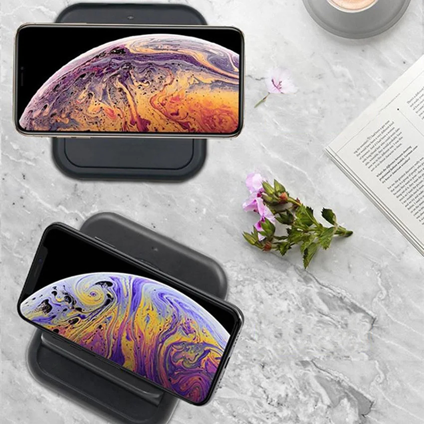 Беспроводная зарядная станция Qi базовое индукционное зарядное устройство для