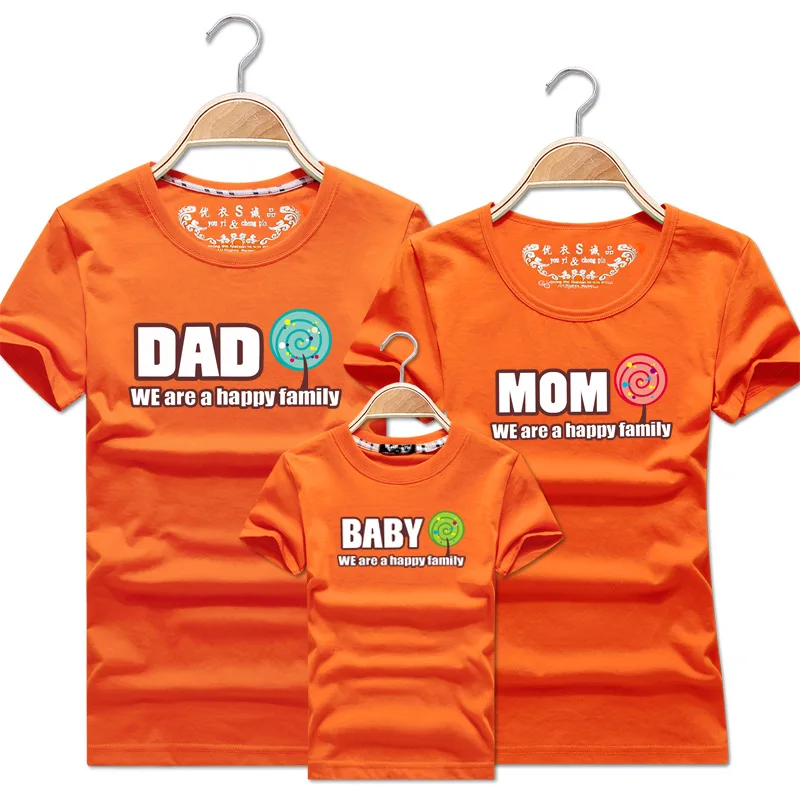 Мы счастливая семья Tumblr Мультяшные футболки Одежда для мамы и сына Daddys девочки