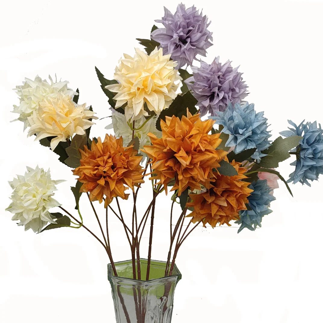 

3 thorn balls wedding hall way guide decoration home decoration flower arrangement ball chrysanthemum fake plants