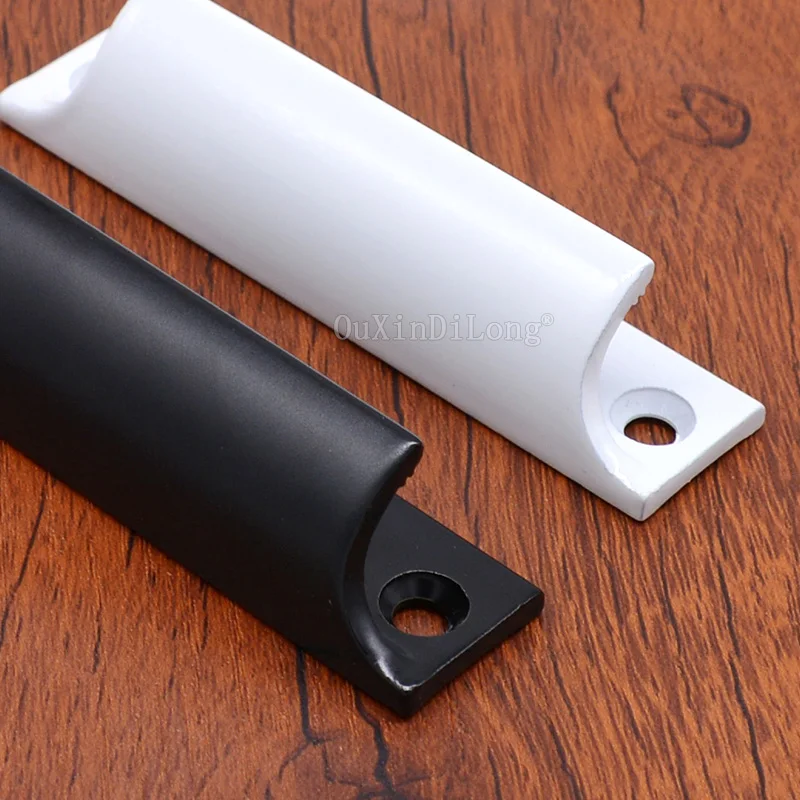 4 шт. белая/черная алюминиевая дверная ручка из сплава Push-pull балконные ворота окно