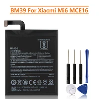 replacement battery bm39 for xiaomi mi 6 mi6 mce16 rechargeable phone battery 3350mah