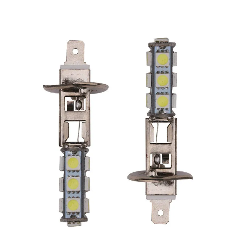 2 шт. светодиодный противотуманный светильник H1 H3 13SMD 5050 дневные ходовые огни
