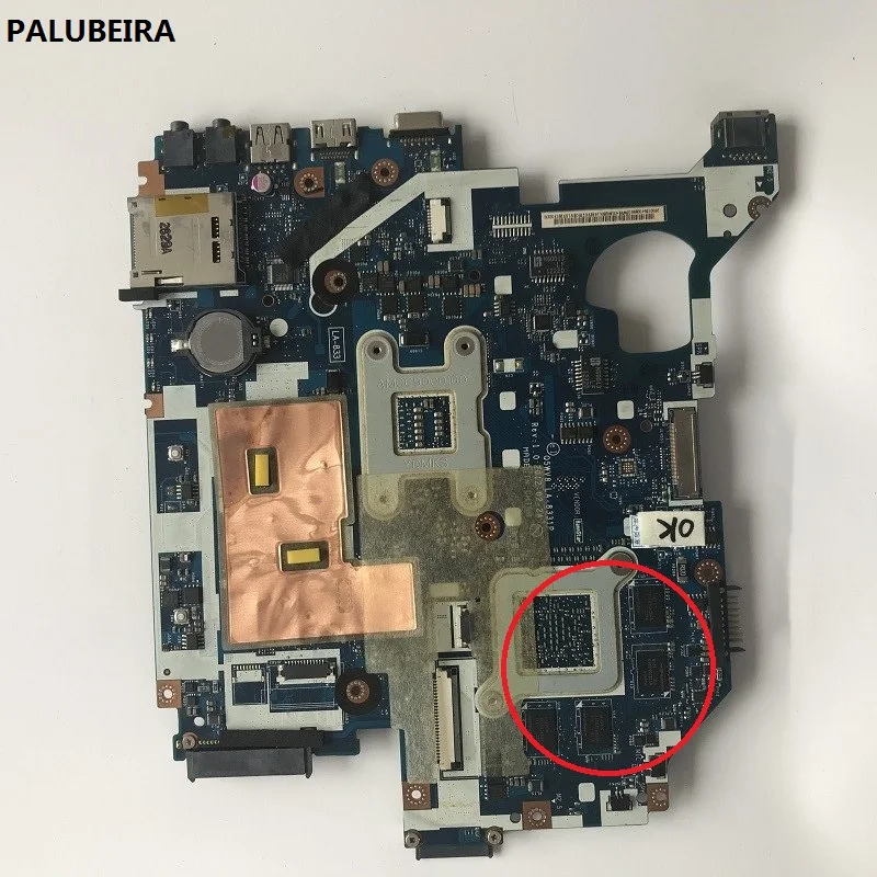 Материнская плата PALUBEIRA 100% работающая для ACER V3-551 материнская графический чип 8