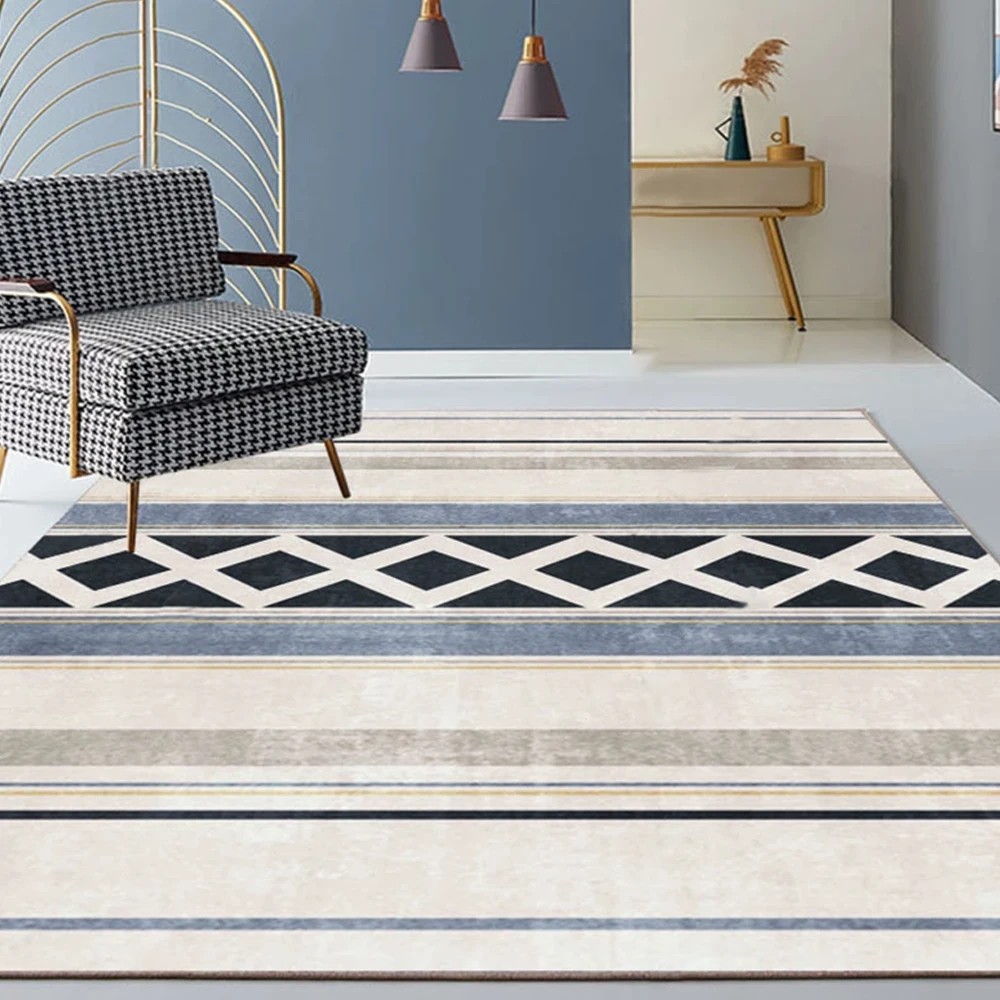 

Hot Sale Modern 3d Japan-style Elegant Wood Floor Rug For Living Room Non-slip Antifouling Carpet For Living Room Bedroom Parlor