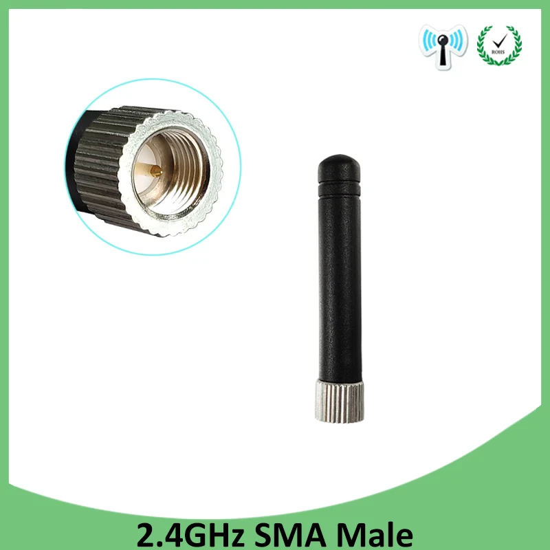 Антенна 2 4 ГГц wi fi SMA разъем папа ~ 3 дБи антенна малого размера Zigbee антенны