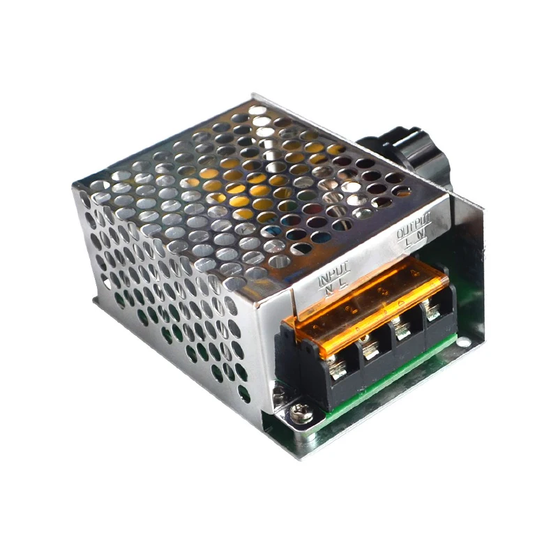 Регулятор напряжения SCR 4000 Вт 220 В переменного тока диммер электронный двигатель