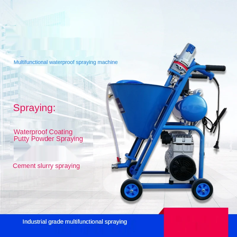 

Polyurethane JS multifunctional waterproof coating putty powder spraying machine spray cold base oil cement grouting machine