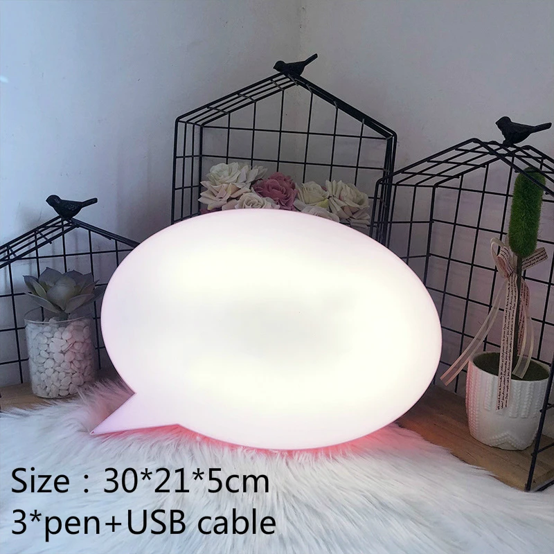 Pink Dialog USB Светильник с надписью Hinnixy s Box, перезаписываемый светодиодный ночник, рекламный светильник в форме звезды, Рождественский подарок - Испускаемый цвет: Pink Dialog USB