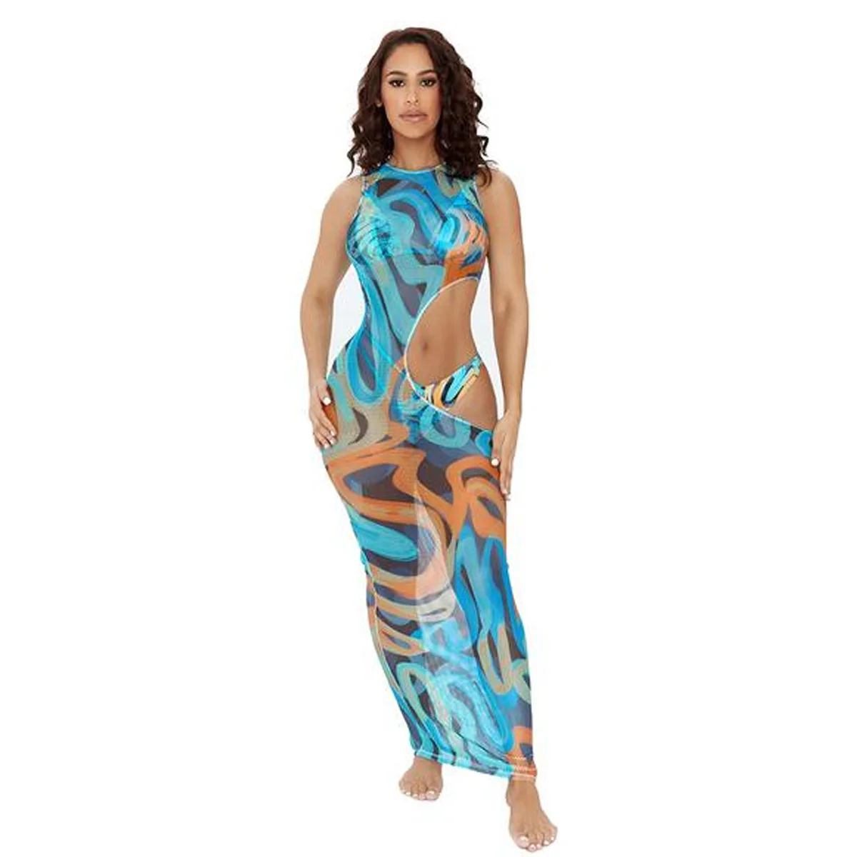 

2021 Ladies One-Piece Swimwear Three-piece Sports Suit Surfing Suit Ladies Swimwear Swimwear Women Summer Beach Surfing XL