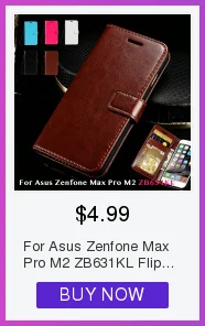 Для Asus Zenfone Max Pro M2 ZB631KL флип-чехол для Asus Zenfone Max M2 ZB633KL деловой кожаный чехол Мягкий ТПУ силиконовый чехол
