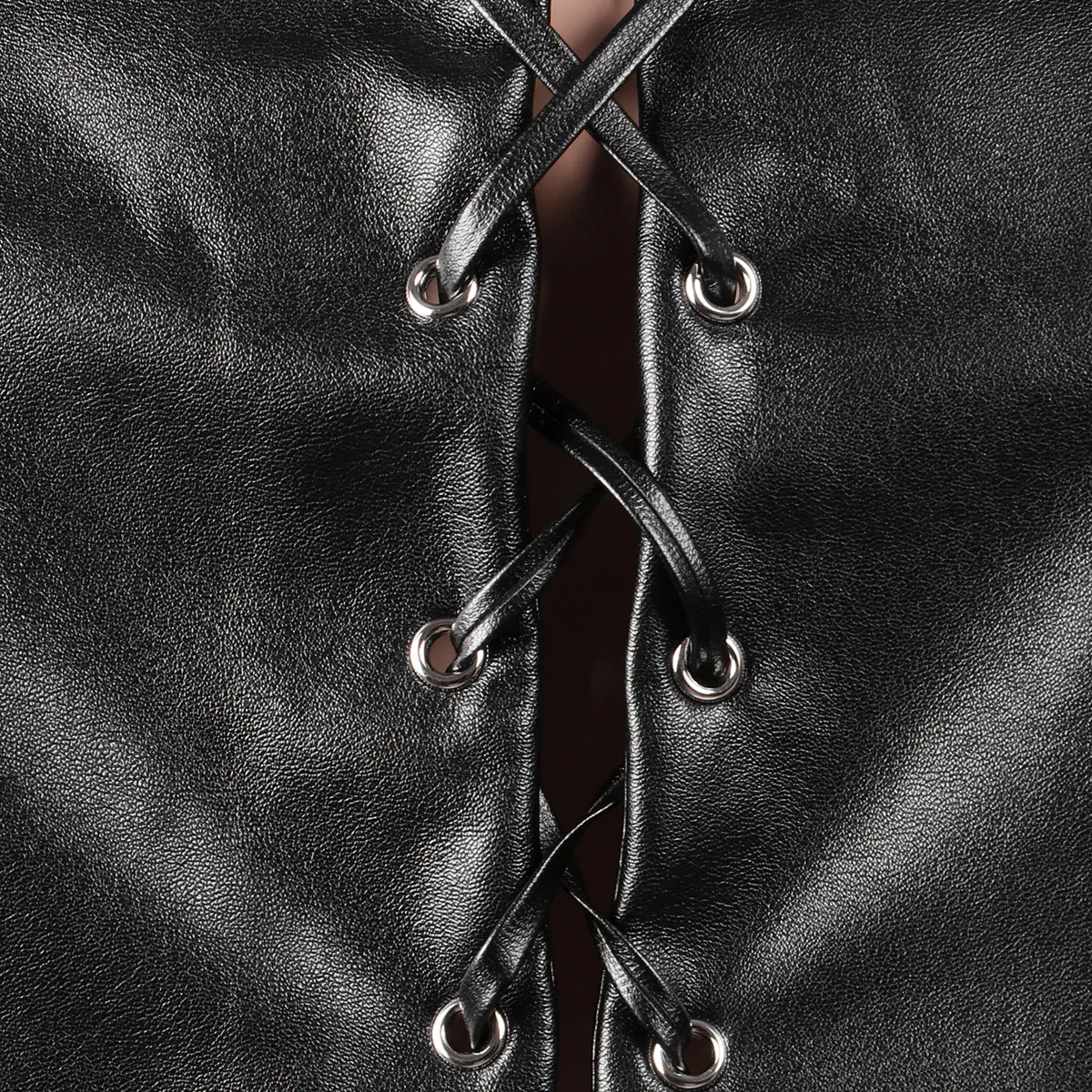 

Fashion Mens Hooded Cloak Vintage Medieval Faux Leather Buckle Collar Back Lace Up Cloak Halloween Cosplay Costume Accessories