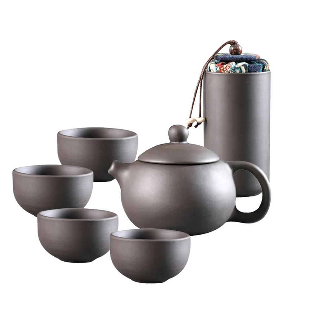 Чайная посуда Zisha сервис китайский чайный набор из фиолетовой глины инфузор