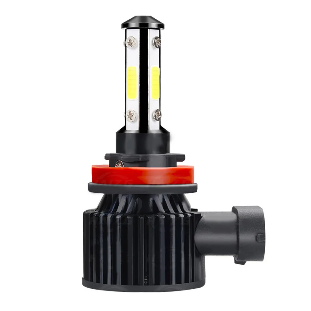 

Car H11 LED Headlight 9V-32V Auto COB Beads D6 Four-sided Luminous 6000K