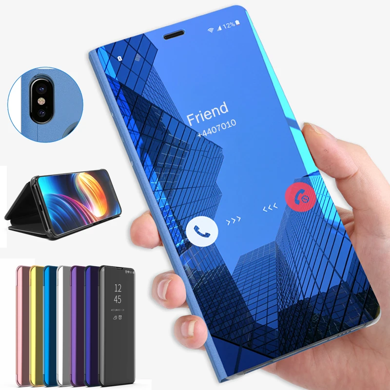 Роскошный кожаный флип-чехол с зеркалом для Vivo Y17 2019 6 35 дюйма чехол телефона s Y 17 |