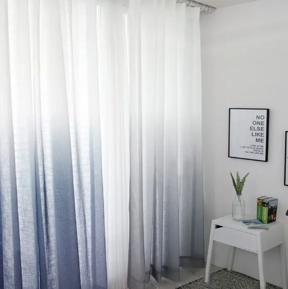 Градиентные скандинавские простые современные затеняющие трубки для гостиной