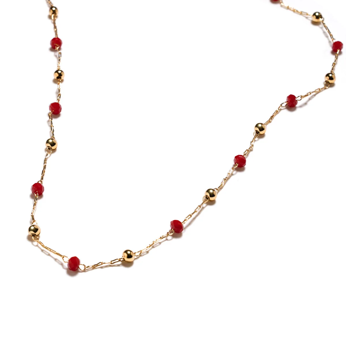 Красные хрустальные бусины для очков 2020 золотого цвета ремешок очки чтения