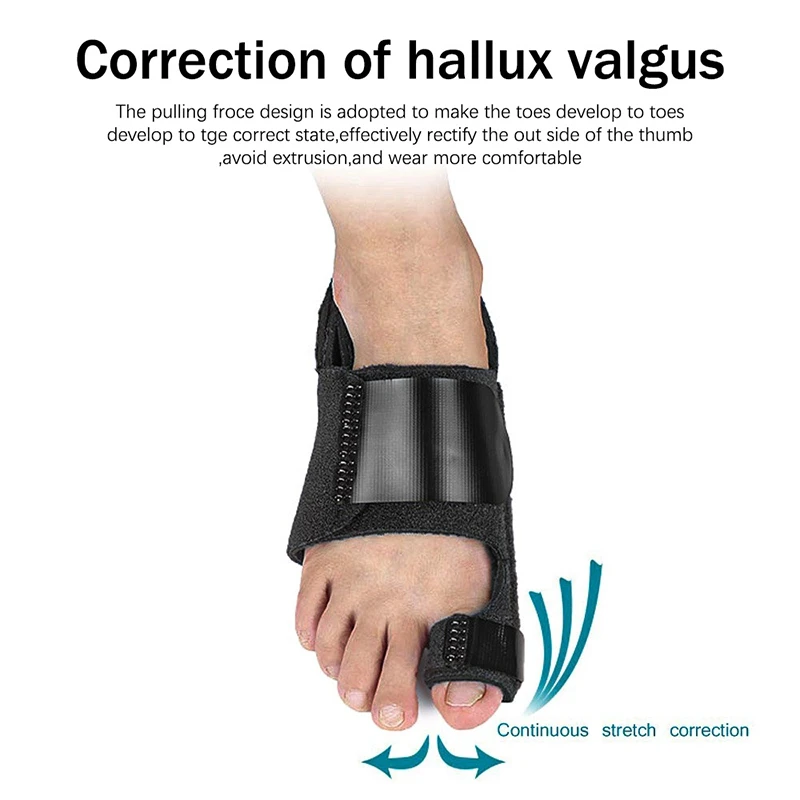 

2Pcs Orthosis Splint Toe Straightener Support Toe Thumb Orthosis Hallux Valgus Orthosis Orthopedic Tool
