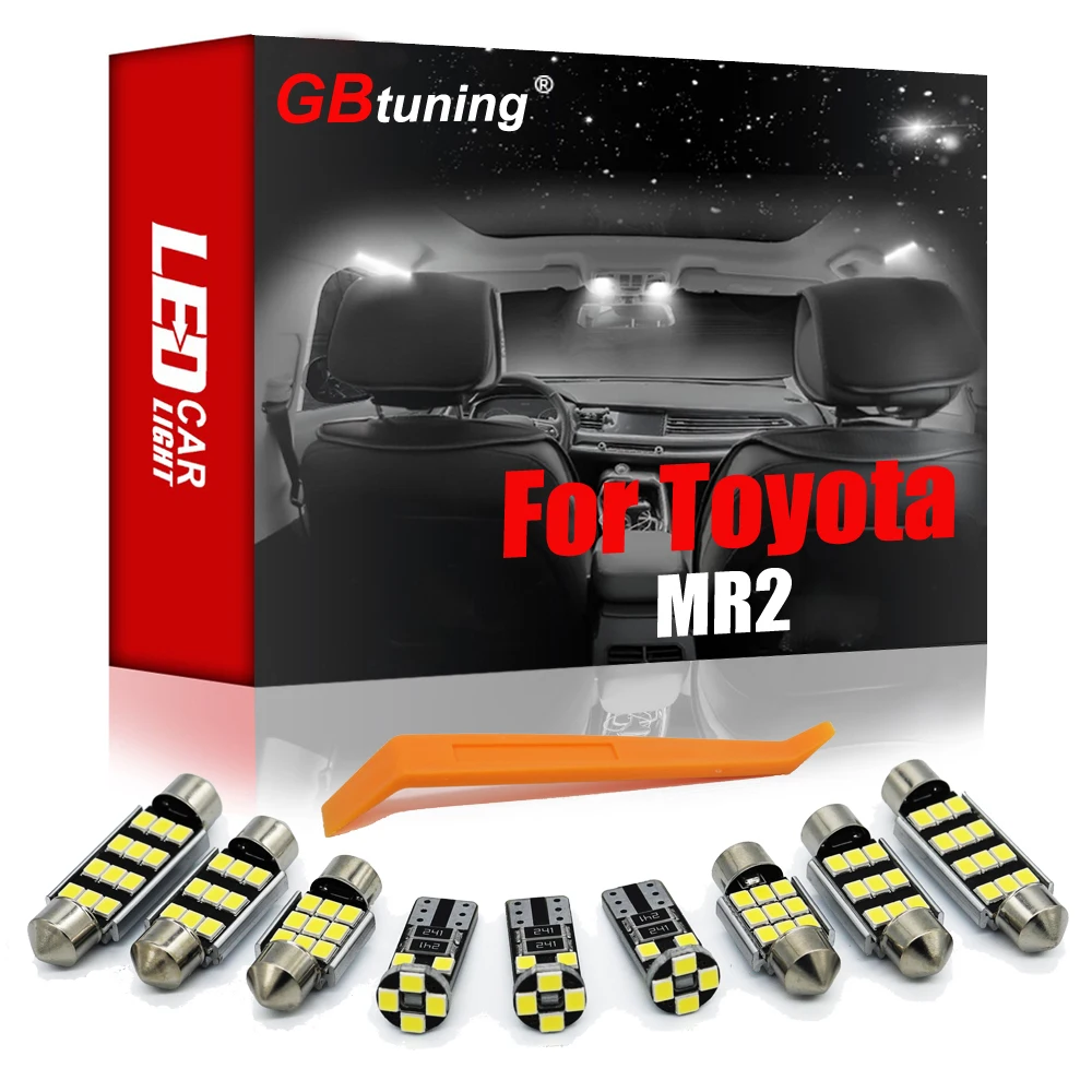 

GBtuning светодиодная интерьерная с Canbus светильник комплект для Toyota MR2 1991-2004 2005 автомобиля Карта багажник лампы авто крыши чтение купольная лам...