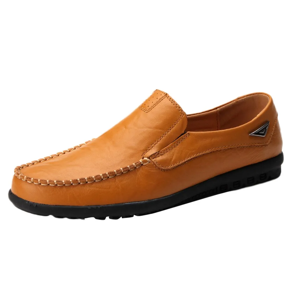 Классические модные удобные туфли SAGACE однотонные повседневные Мужская обувь в