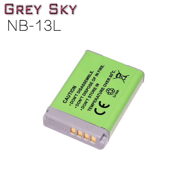 Аккумулятор NB-13L NB 13L NB13L + зарядное устройство USB с ЖК-дисплеем для Canon PowerShot G5X G7X G9X G7