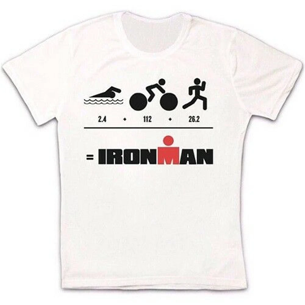 Ironman Триатлон цикл бег плавание 140 6 70 3 Finisher ретро унисекс футболка 578 для молодежи