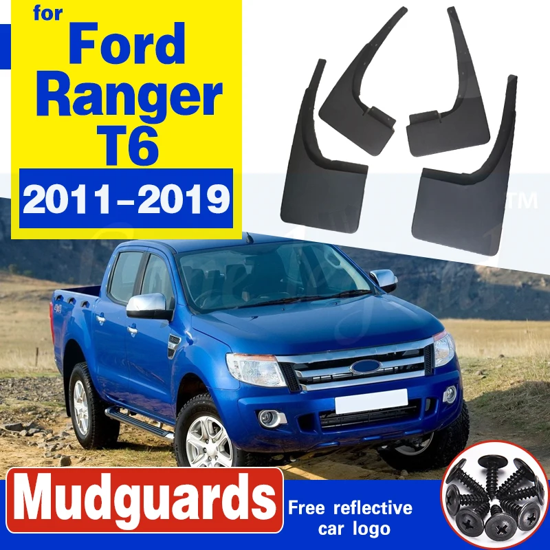 Брызговики для Ford Ranger T6 2011 2019 2012 2013|Грязезащита| |