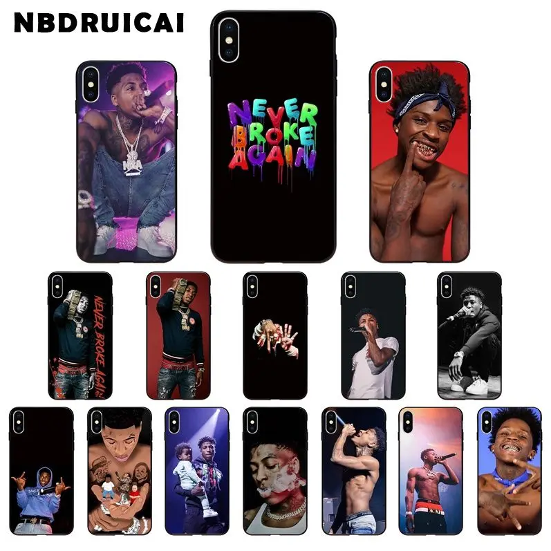 NBDRUICAI никогда больше не сломался YoungBoy Pop rapper силиконовый чехол для телефона iPhone 11