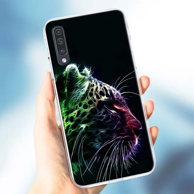 Мягкий чехол для Samsung Galaxy A51 A71 A50 A70 A10 A20 A30 A40 A11 A21 A31 A41 5G 2020 с изображением тигра Льва