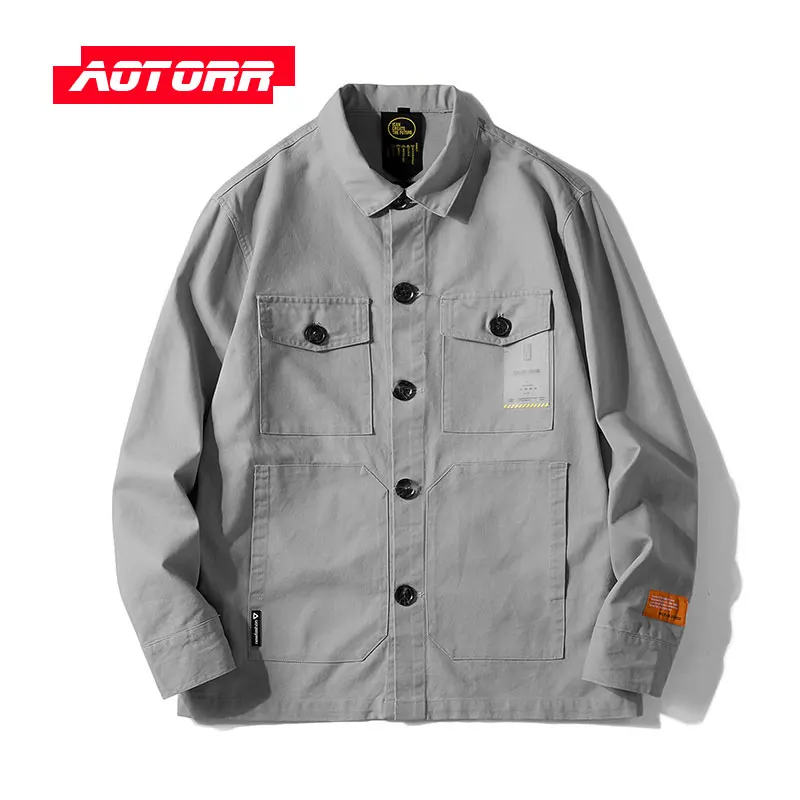 Куртка мужская в стиле хип хоп уличная модная с надписью Брендовая верхняя