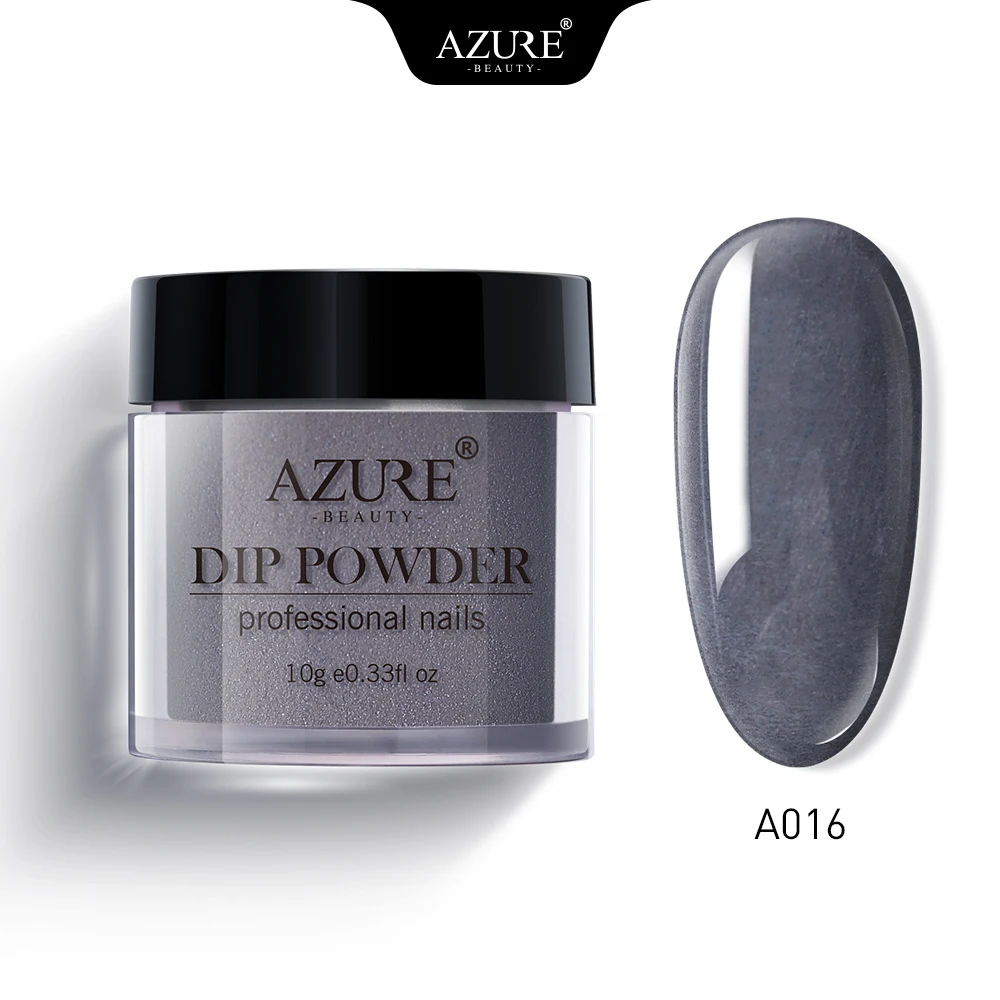 A016 Azure beauty 10 г светящийся погружающийся порошок светится в темноте флуоресцентный глиттер пудра светящийся пигмент Dip порошок Дизайн ногтей украшения - Цвет: A016