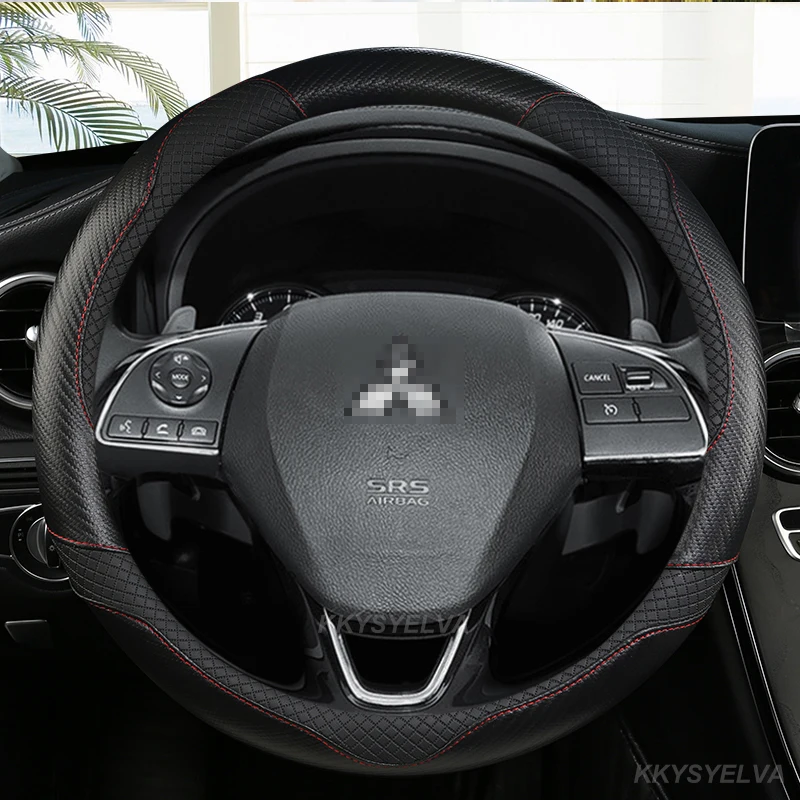

Автомобильный чехол на руль 38 см 15 дюймов для Mitsubishi ASX RVR Pajero Sport Outlander PHEV Airtrek Grandis lancer evo Eclipse Cross
