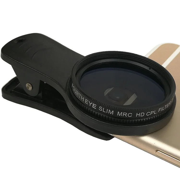 

CPL Lens Filter 37mm Circular Polarizing Lens Filter Compatible for Cellphone with Clip Apply to iphone7 8 XS XR 11 12 samsungs