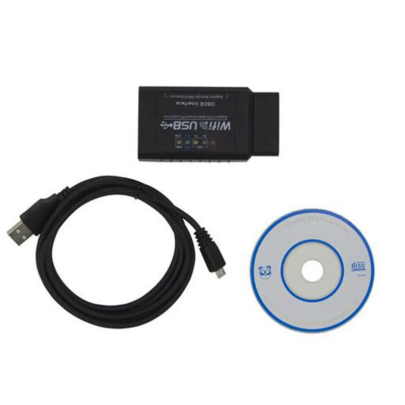 USB ELM327 Wifi сканер Авто OBD2 диагностический инструмент ELM 327 WIFI/Bluetooth OBDII V 1 5