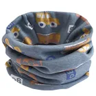 Новый осенне-зимний детский хлопковый шарф, детский шарф с круглым вырезом, шарфы с рисунком для мальчиков и девочек, детский теплый шарф с круглым воротником, волшебный шейный платок