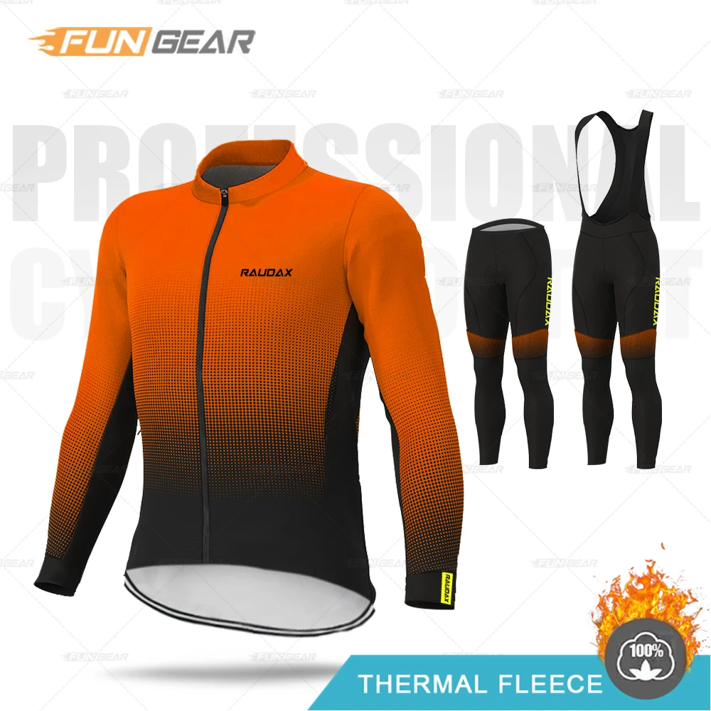 Профессиональная команда 2021 Велоспорт Джерси Мужская зимняя одежда для верховой
