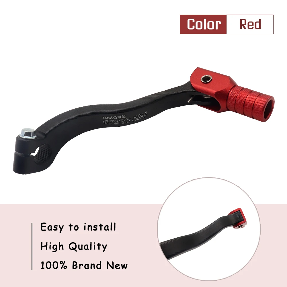 

Motorcycle CNC Folding Aluminum Gear Pedal Shift Folding Lever For Honda 250R CRF 250X 2004-2018 Motocross Motobike Scooer