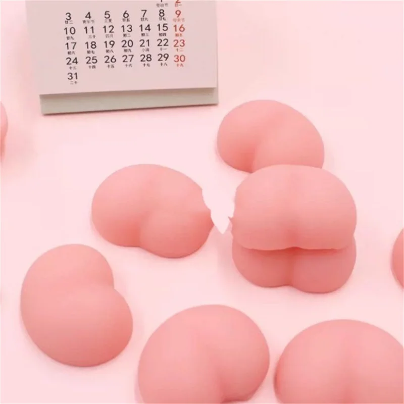 

1pcs/2pcs Mini Peach Squishy Squeeze Soft Stress And Anxiety Relief Toy Mochi Cute Funny Figet Toys Pink Funny Gift