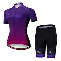 maillot ciclismo cycling sets woman summer polyester maillot bib shorts gel pad 19d mountain road uniforms mtb bisiklet jersey