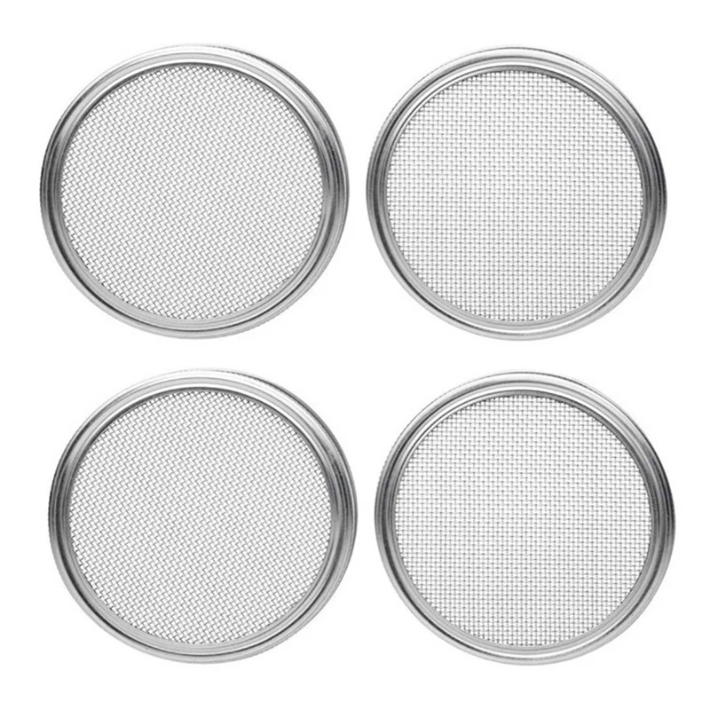 

Крышки для банок из нержавеющей стали сетчатый фильтр для прорастания семян комплект крышек для каменной банки растущие товары для дома, 70 ...