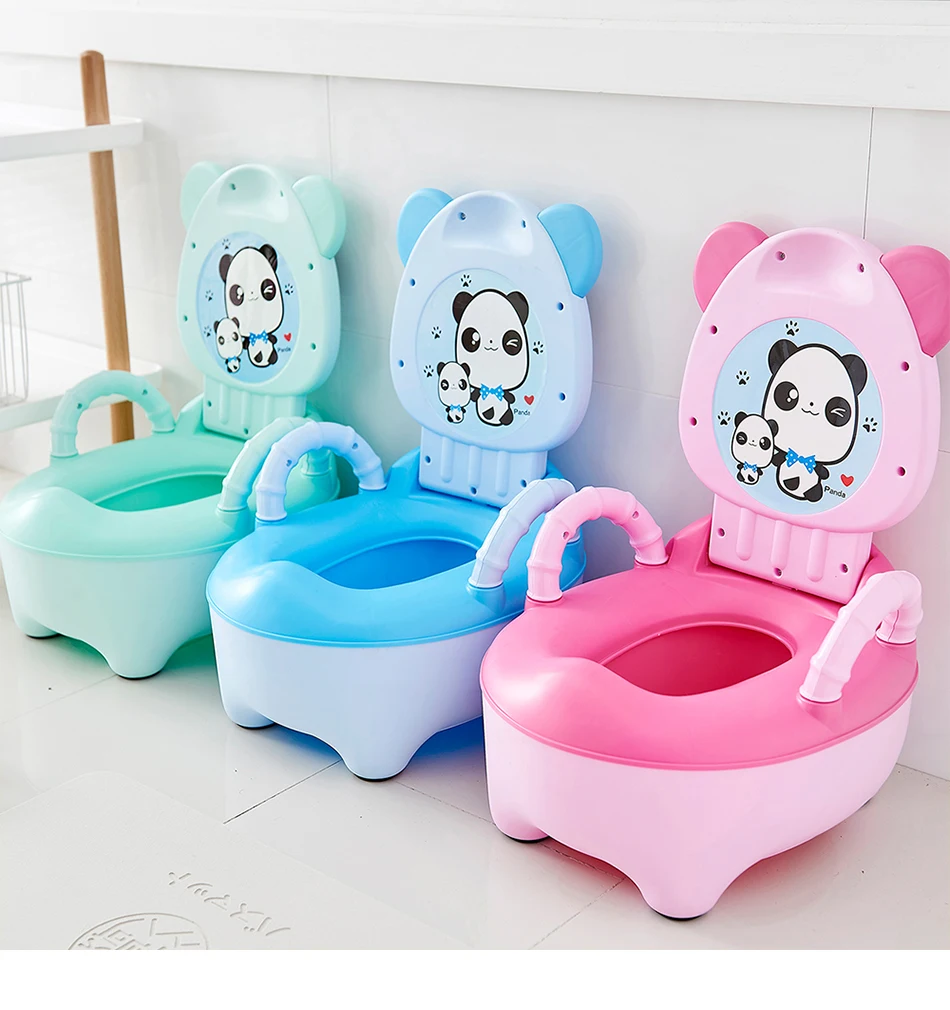 

0- 6 Years Old Children's Pot Soft Baby Potty Plastic Road Pot Infant Cute Baby Toilet Seat Boys And Girls Potty Trainer Seat WC