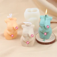 reusable 3d bikini female candle mould silicone nude woman body handmade resin lady soap mold art ornaments