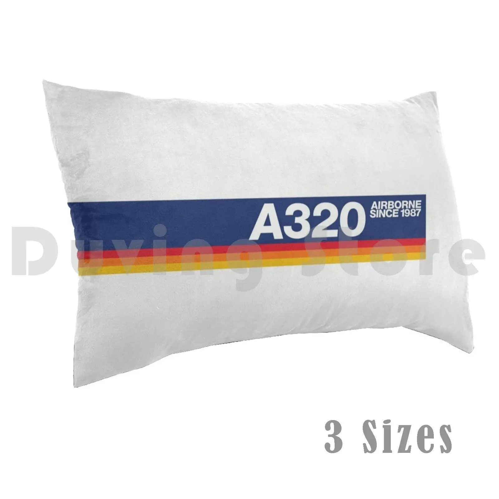 

Vintage A320-Airborne Since 1987 Pillow Case DIY 50x75 Airbus A320 320 Airplane 1987 Plane Medium Range Jet Shorthaul