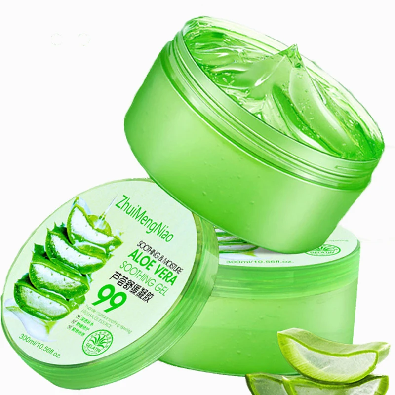 

99% Aloe Vera Gel Moisture Soothing Acne Treatment Repair Red Skin Nourishing Hand Body Face Sunburn Care Cream 300g