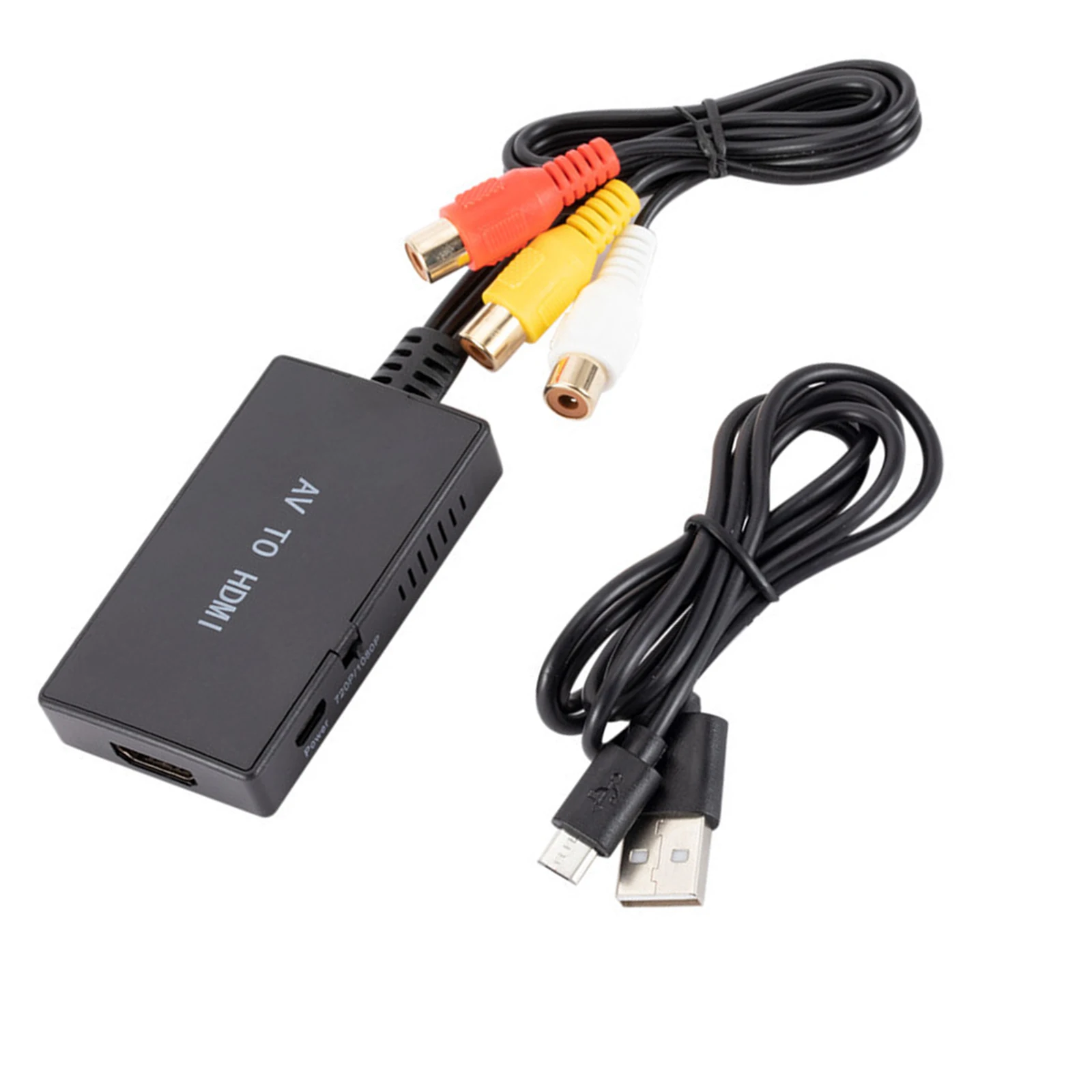 Адаптер AV к HDMI RCA конвертер видео аудио поддержка PAL NTSC3.58 NTSC4.43 SECAM стандартных форматов телевизора.